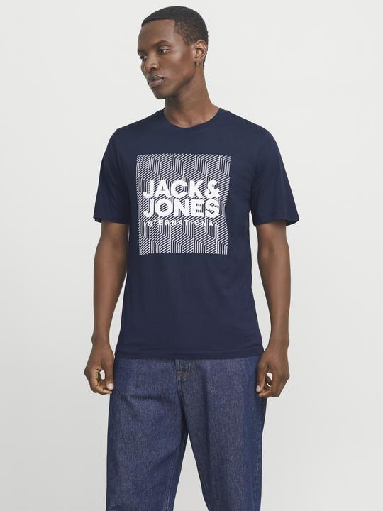 Immagine prodotto Jack & Jones Confezione da 3 pezzi di maglietta stampata a girocollo (L)