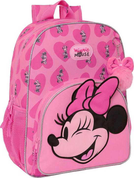 Minnie Mouse Sac à dos scolaire Loving Rosa 33 x 42 x 14 cm
