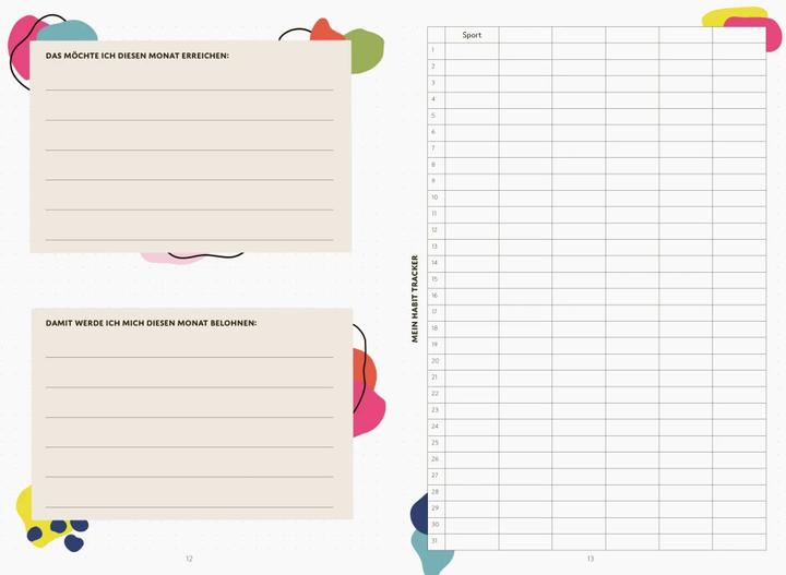 Actual product image Mein Fitness Bullet Journal. Der Planer für Sport und Achtsamkeit (German, Copress Sport, 2021)