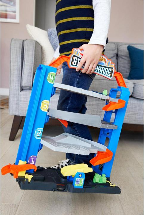 Produktbild Hot Wheels City Stunt Garage Spielset