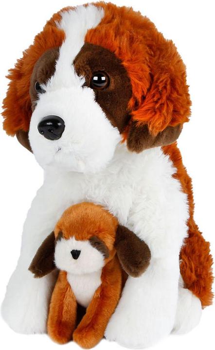 Image du produit Van Manen Veenendaal Take Me Home Peluche chien avec bébé en peluche, 26cm (26 cm)
