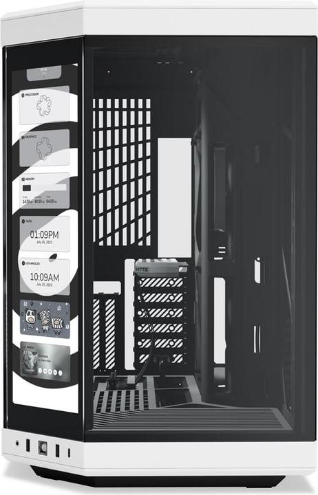Produktbild Hyte Y70 Touch White (E-ATX, ATX, ITX, mATX)