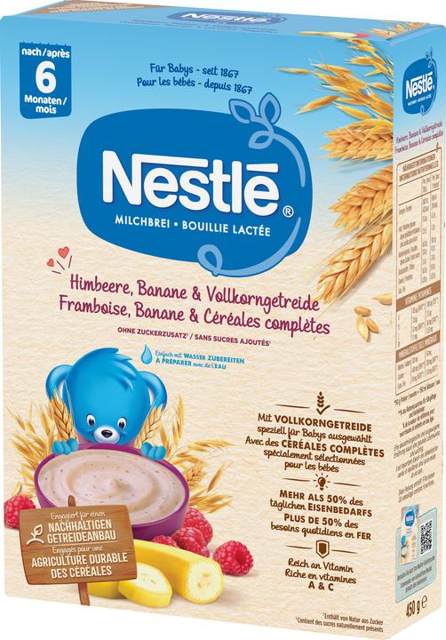 Actual product image Nestlé Raspberry Banana & Whole Grain Cereals (450 g)