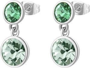 Actual product image Brosway - Decent Symphonia BYM175 Green Crystal Dangle Earrings