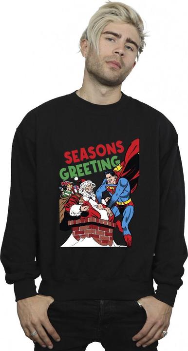 Image du produit - Sweat SUPERMAN SANTA COMIC - Homme (M)