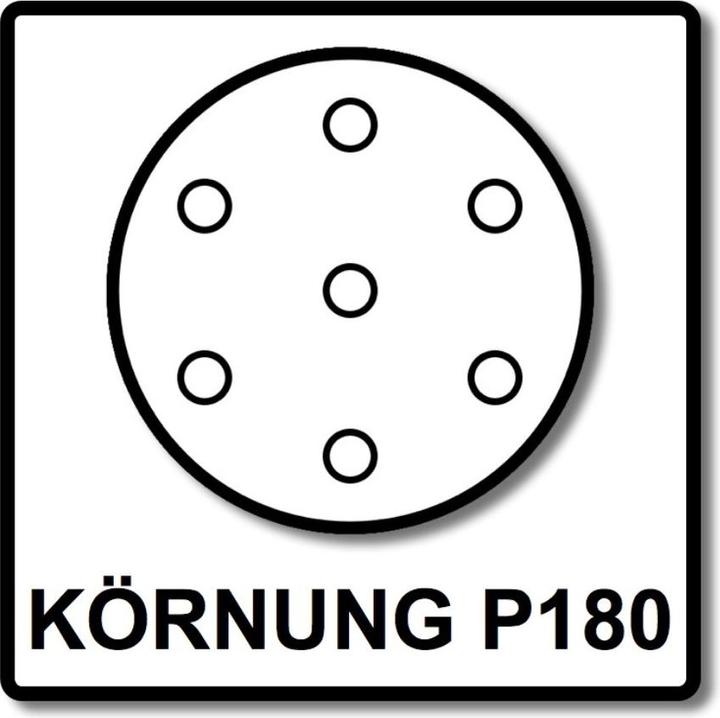 Produktbild Festool STF D225/128 Schleifscheibe Granat P180 225 mm 50 Stk. ( 2x 205660 ) für Langhalsschleifer (P180)