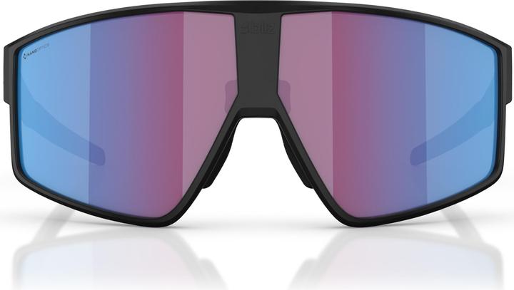 Actual product image Bliz P002S (Matt Black, Nano Optics Nordic Light Begonia - Violet w Blue Multi)