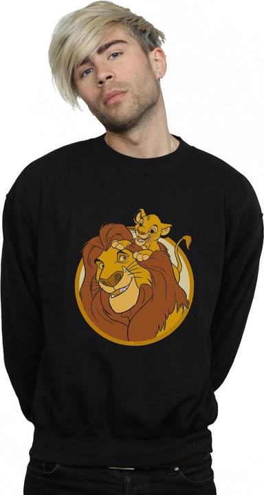 Actual product image Disney Mens The Lion King Mufasa And Simba Sweatshirt (XL)