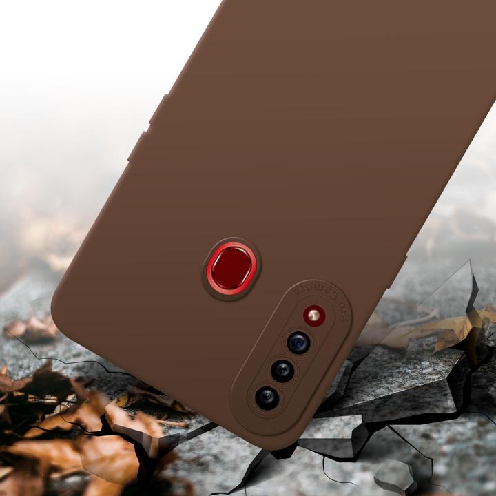 Productafbeelding Cadorabo Hoesje voor Samsung Galaxy A20s in TPU Fluid LM162 Style (Samsung Galaxy A20)