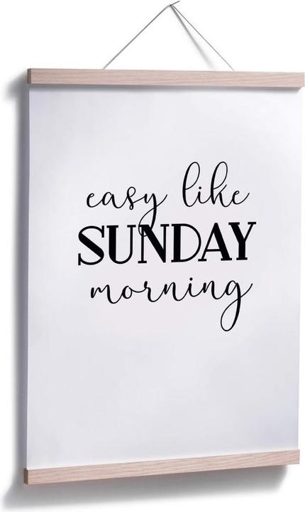 Produktbild Trenddeko Easy like Sunday morning (120 x 150 cm)