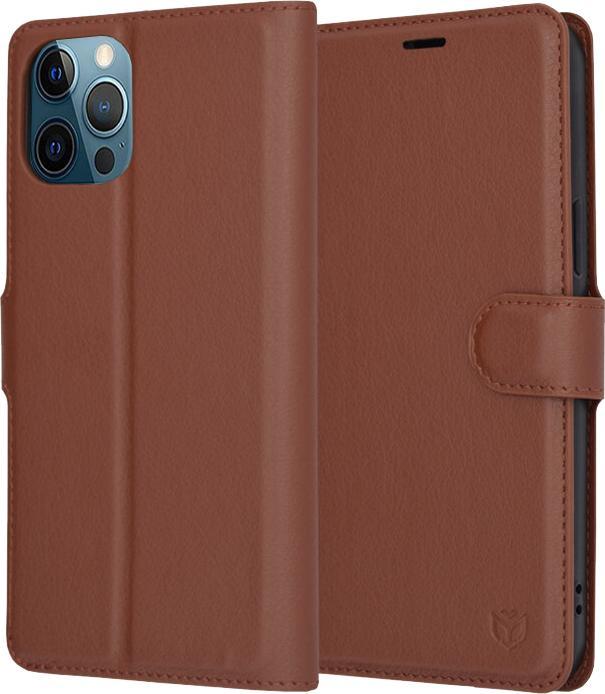Produktbild Techsuit - Leather Folio - iPhone 12 Pro Max - Brown (Apple iPhone 12 Pro Max)