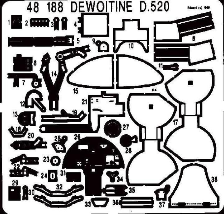 Produktbild Eduard Dewoitine D-520