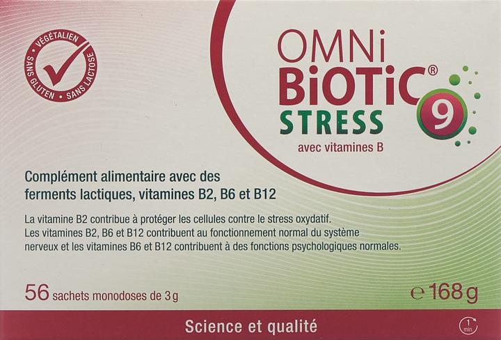 Produktbild Omni Biotic Stress mit B-Vitaminen (56 Stück, Pulver, 168 g)