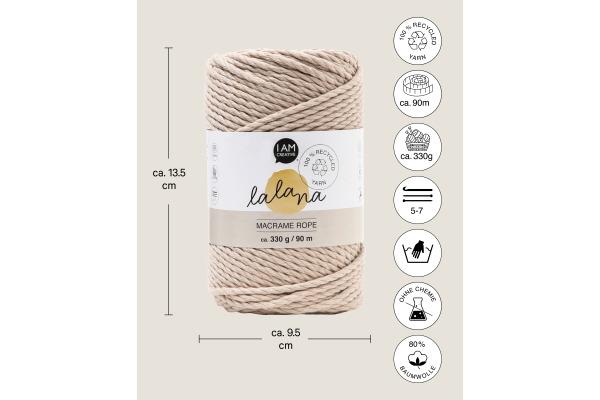 Actual product image Lalana Macrame Rope (90 m)