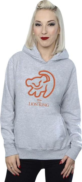 Actual product image Disney Womens/Ladies The Lion King Cave Drawing Hoodie (XXL)