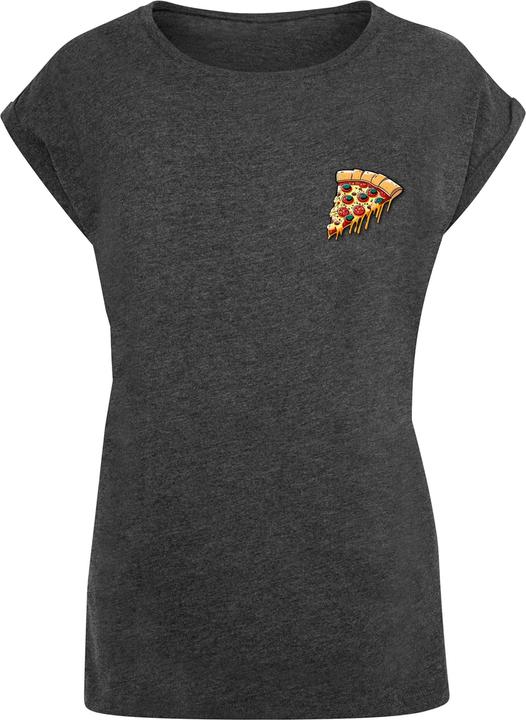 Merchcode Ladies Pizza Comic Extended Shoulder Tee - 116357