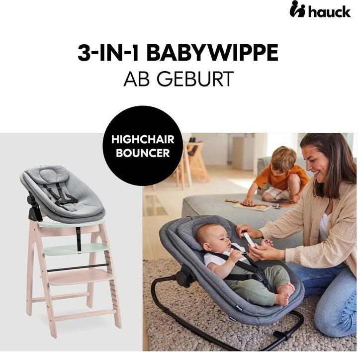 Produktbild Hauck Hochstühle Arketa Beech 4-tlg. Newborn Set - Hochstuhl (Hochstuhl)