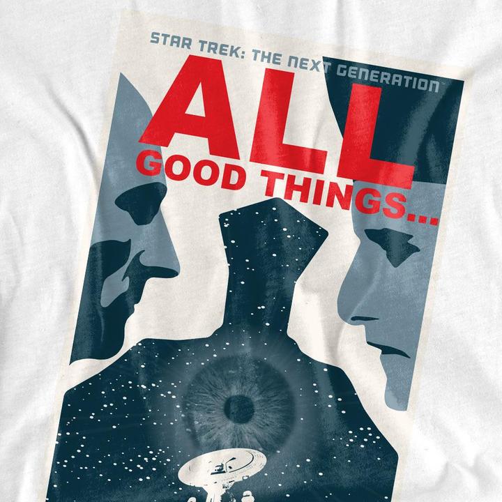 Actual product image Unisex Adult The Next Generation Season 7 Episode 25 T-Shirt (S)