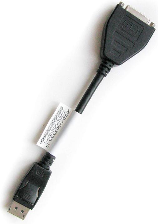 Produktbild Lenovo DisplayPort-Kabel (0.20 m, DisplayPort)