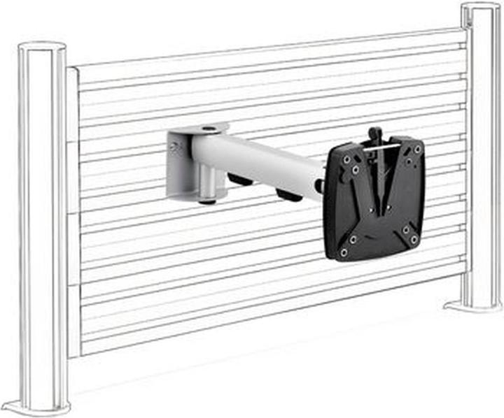 Image du produit Novus Bras porteur TSS SlatWall argenté-anthracite, 1 pièce (Mur)