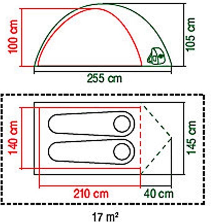 Immagine prodotto Coleman Valle di Kobuk 2 (Tenda a cupola, 3.20 kg, 2 persone)