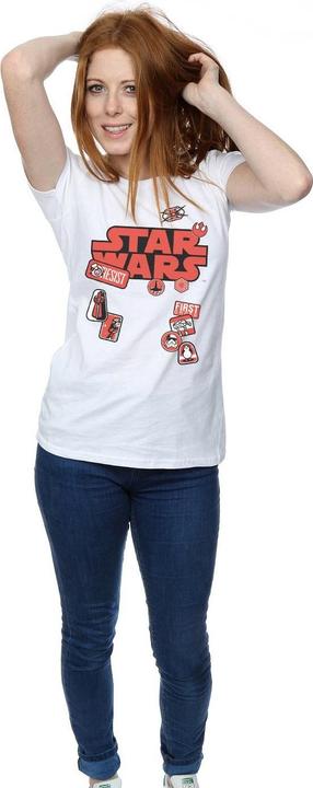 Immagine prodotto Star Wars The Last Jedi Badges Maglietta Donna (S)