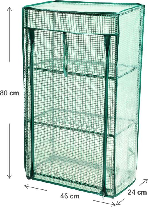 Actual product image ProGarden 2er-Set Mini Gewächshaus, 42 x 80 x 24 cm