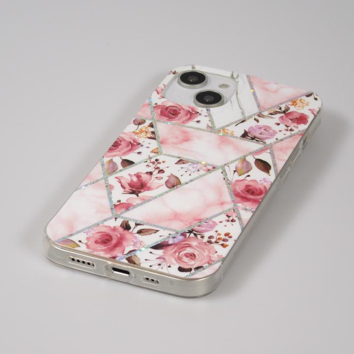 Immagine prodotto PhoneLook Cover Gel Silicone Strisce Geometriche Belle Rose (Apple iPhone 14)