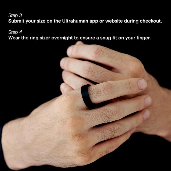 Actual product image Ultrahuman Ring Air Sizing Kit size 5- 14 colouri
