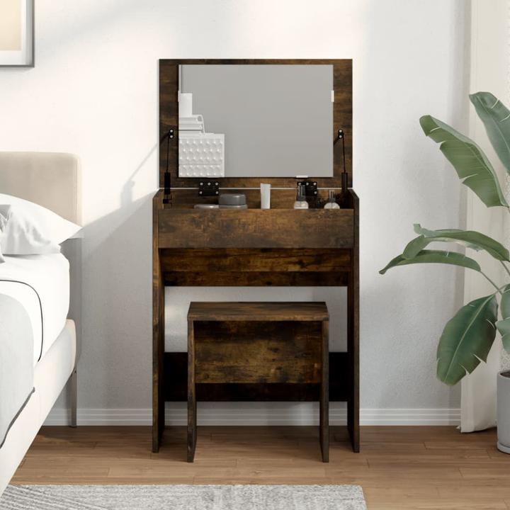 Actual product image VidaXL Dressing table with stool 60 x 40 x 113.5 cm (60 x 40 x 75 cm)