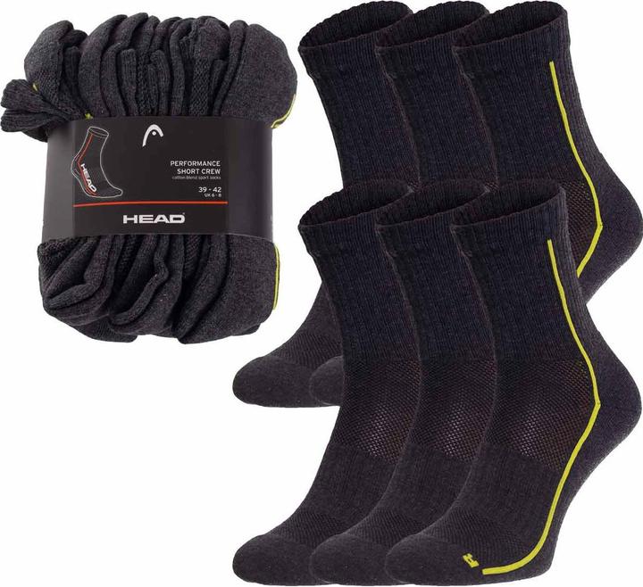 Immagine prodotto Head Equipaggio Corto Performance 6p Ecom (confezione da 6, 39, 42)