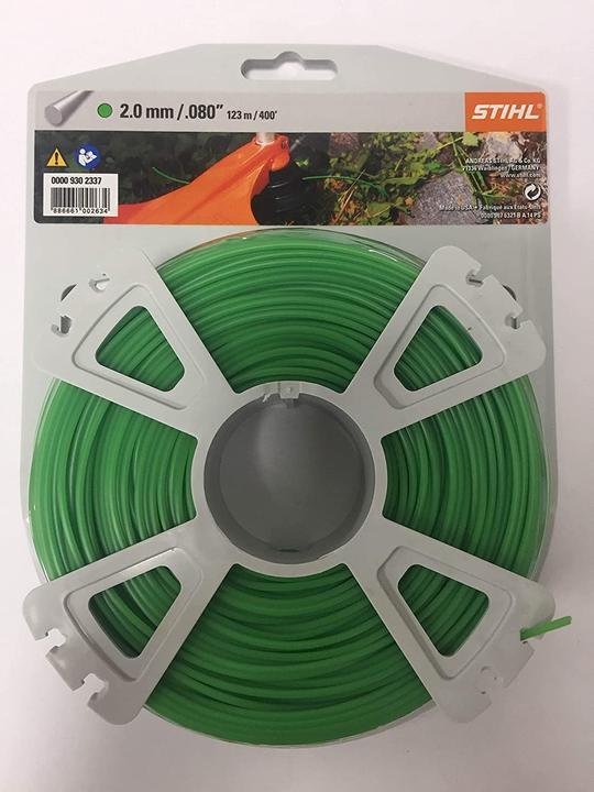 Produktbild Stihl 9302337 quadr. Ø 3,0 mm x 53 m Mähfaden, grün (Rasentrimmer, Trimmerfaden + Fadenspule)