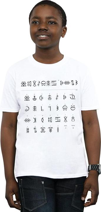 Immagine prodotto Disney Artemis Fowl Gnommish Alphabet Maglietta Ragazzi (104)