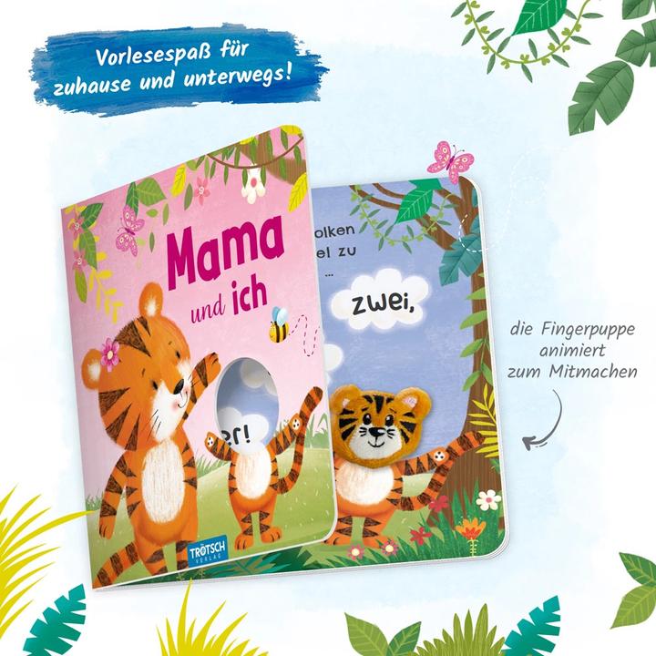Immagine prodotto Libro di marionette a dita Mamma e io (Tedesco)