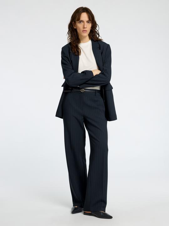 Produktbild Selected Femme Nadelstreifen Hose mit weitem Bein (46)
