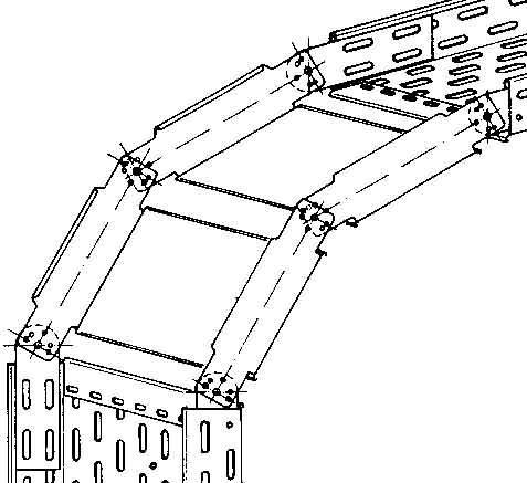 Actual product image Niedax NIE RGS 60.600 F Arch, adjustable, vertical, 60x600 mm hot-dip galvanised (60 cm)