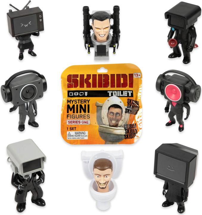 Actual product image Skibidi Toilet Minifigure
