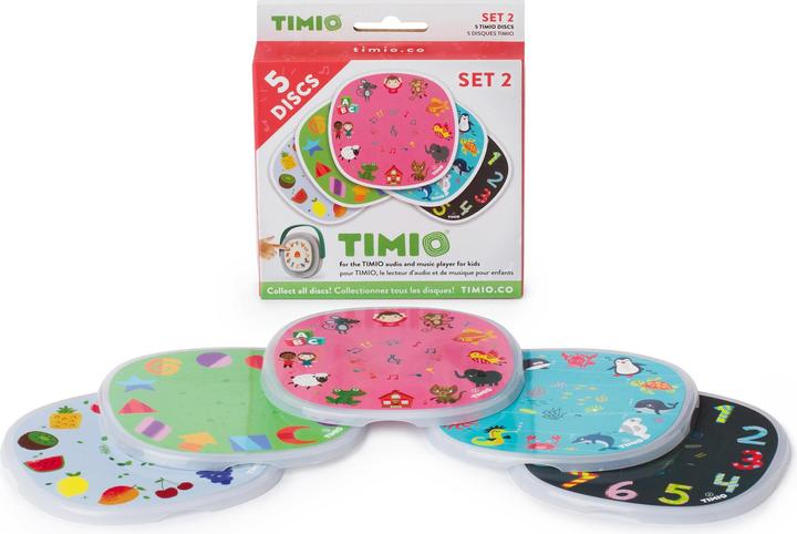 Timio Ensemble de disques audio 2 (Anglais, Espagnol, Chinois, Néerlandais, Français, Italien, Portugais, Allemand)