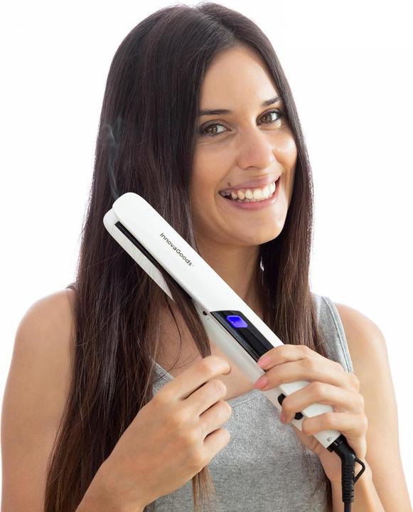 Produktbild InnovaGoods Haarglätter aus Keramik mit Dampffunktion Stemio 36 W (Dampfglätteisen)