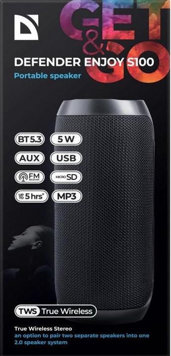 Produktbild Defender ENJOY S100 Bluetooth-Lautsprecher