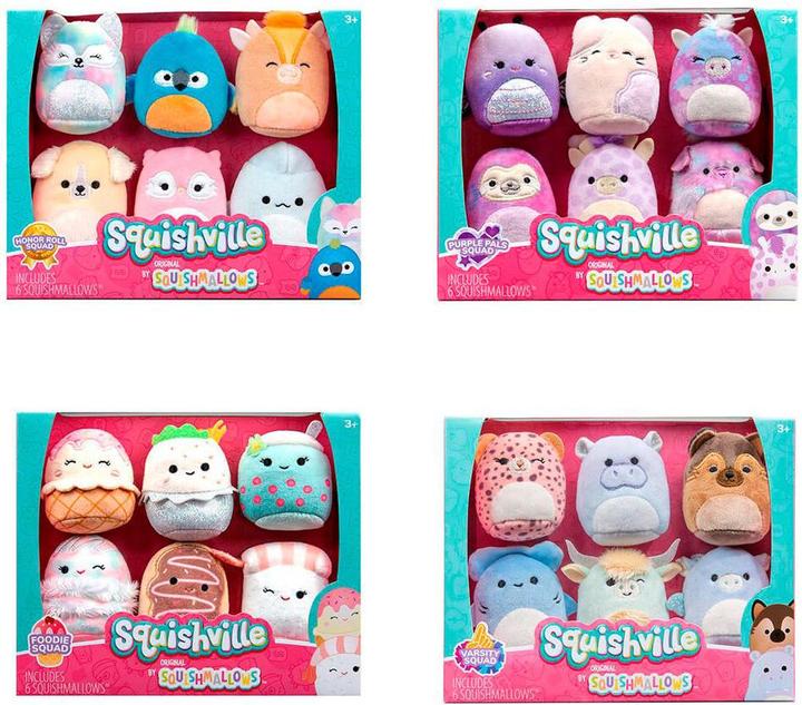 Jazwares Squishmallows soft toy set assorted 5cm