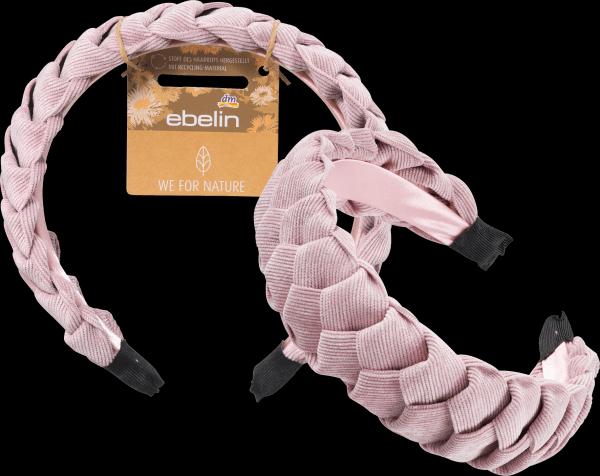 Produktbild dm ebelin Haarreif mit Stoff aus Recycling-Material Geflochten