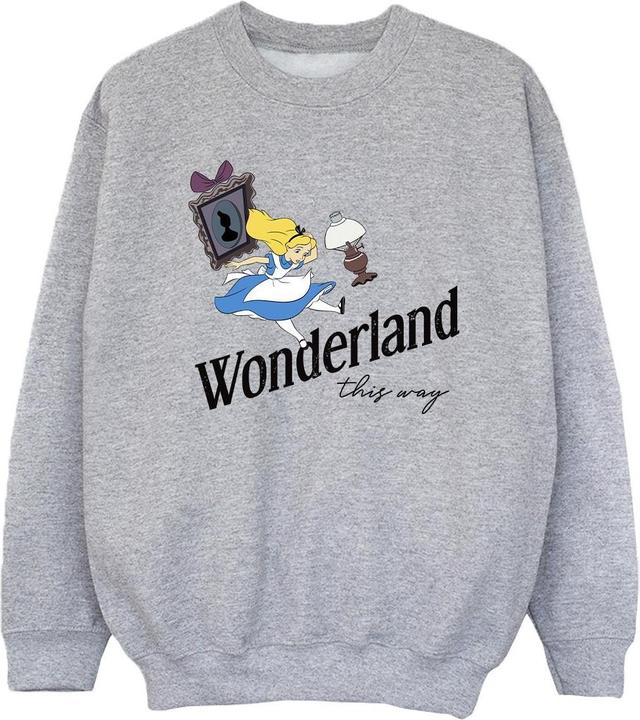 Disney Alice In Wonderland This Way Sweatshirt Mädchen