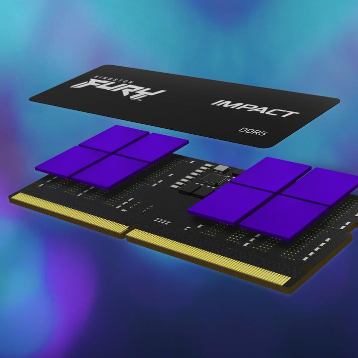 Image du produit Kingston FURY Impact (1 x 8GB, 4800 MHz, RAM DDR5, SO-DIMM)