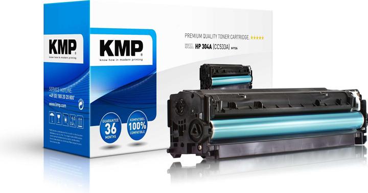 Actual product image KMP H-T125 Toner yellow compatible with HP CC 532 A (Y)