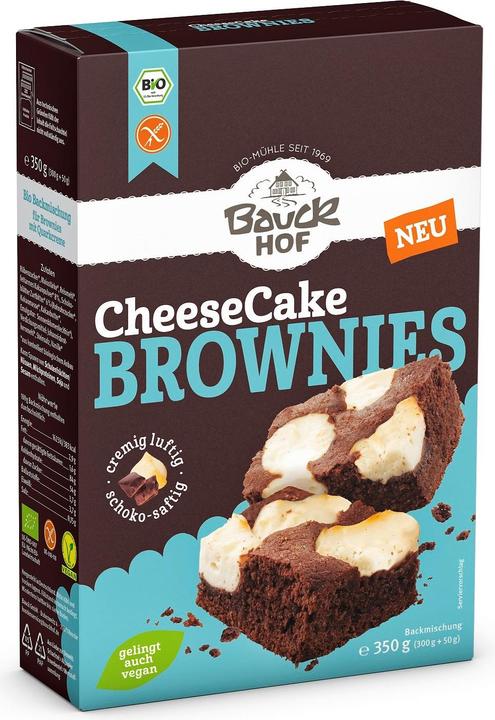 Image du produit Bauckhof Mélange à cuire CheeseCake Brownies Bio (350 g)