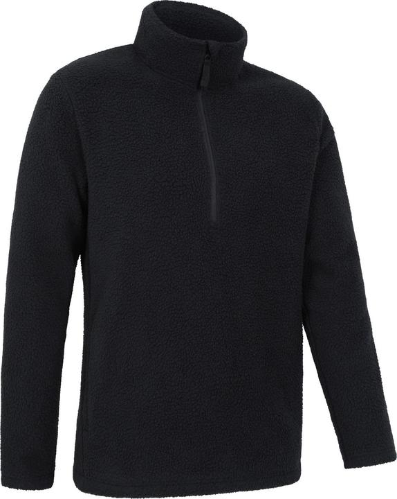 Actual product image Mountain Warehouse Mens Ted Borg Half Zip Fleece Top (XS)