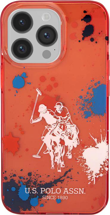 Immagine prodotto U.S. Polo H3459 Custodia per cavalli Splatter (Apple iPhone 14 Pro Max)