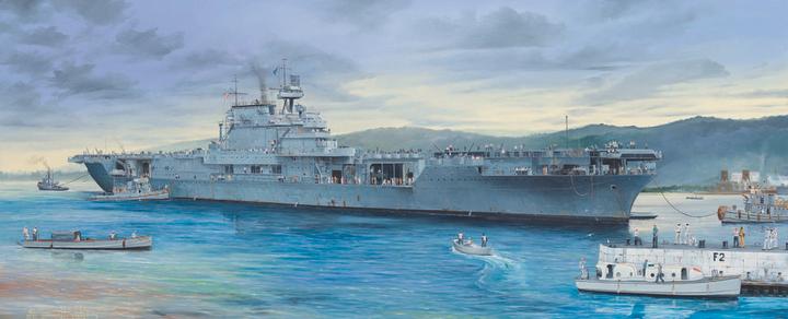 Actual product image Trumpeter USS Enterprise CV-6