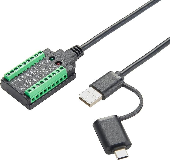 Produktbild Exsys USB Seriell Kabel 1x RS232/422/485/TTL (1 m)